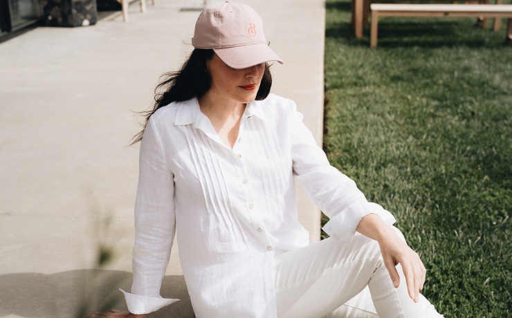 Pintuck linen womens shirt size 8 to size 24